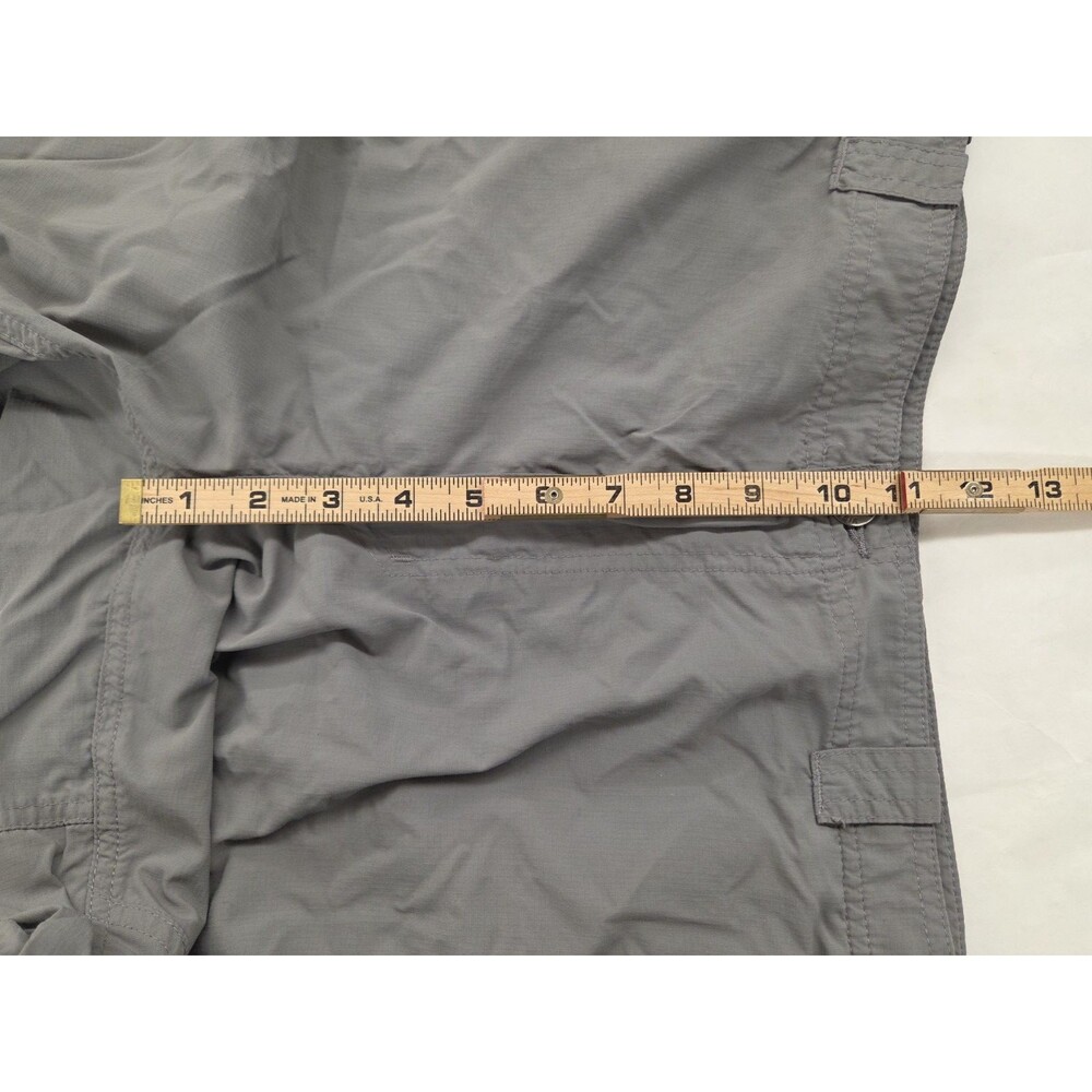 Columbia Omni Shade Cargo Pants Mens 42x30 Gray Hiking Outdoor Lightweight Nylon - Picture 10 of 11